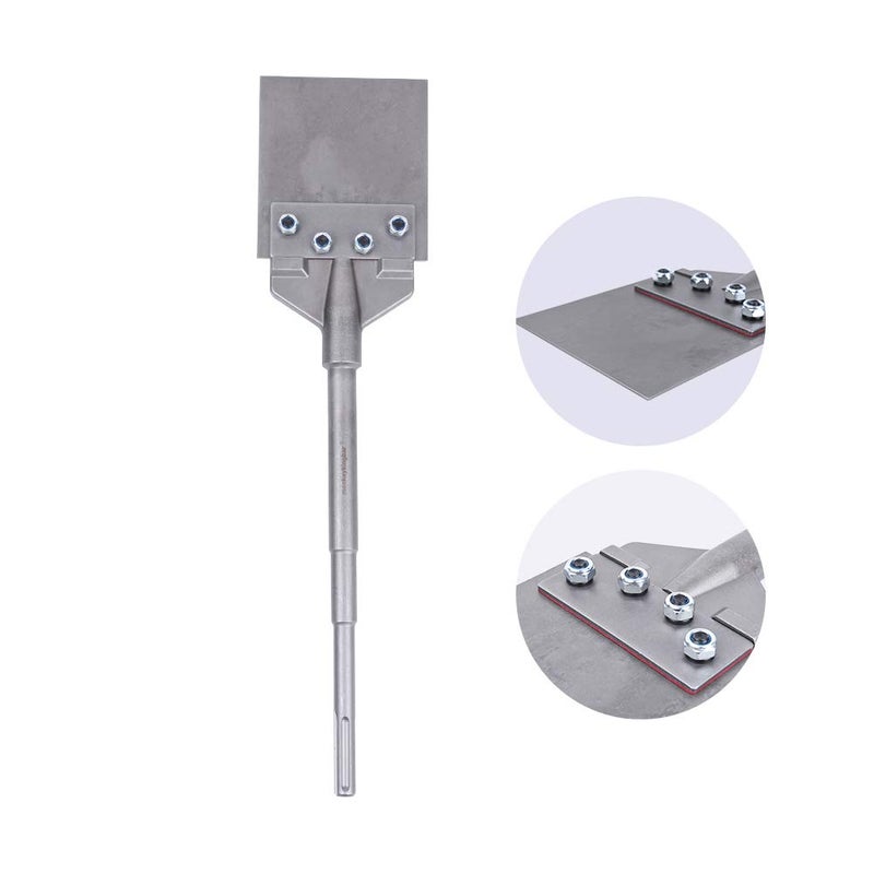 Monkey King Bar-Sds Max Bits Floor Scraper 6"X25" Tile Tools - 6 Inch Wide Blade Chipping Hammer Bits Sds Max-Sds Tile Chisel-Demolition Steel Hammer Accessory - Image 3